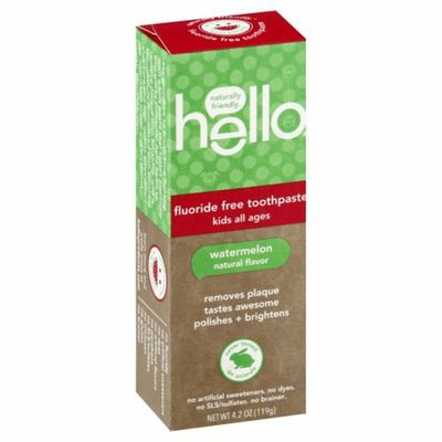 hello Toothpaste, Fluoride Free, Watermelon