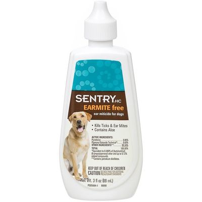 Sentry HC Earmite Free Ear Miticide For Dogs