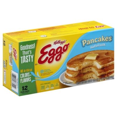 Eggo Frozen Pancakes, Buttermilk, Easy Breakfast