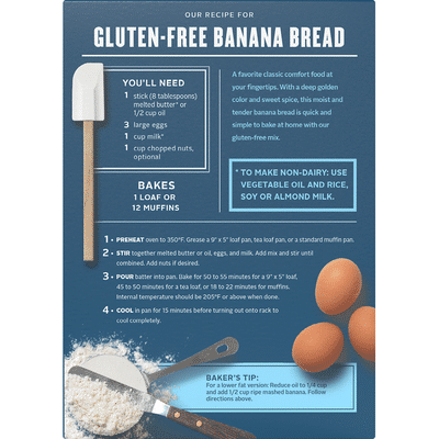 king arthur gluten free banana bread recipe