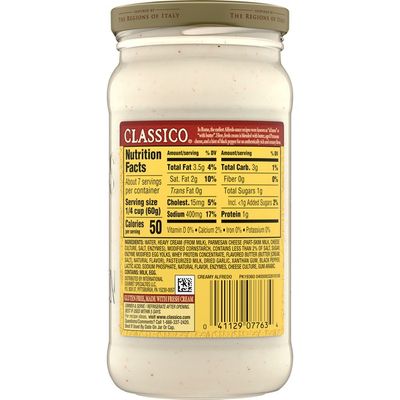 Classico Creamy Alfredo Pasta Sauce