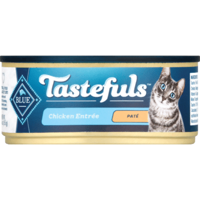 Blue Buffalo Tastefuls Natural Pate Wet Cat Food, Chicken Entrée
