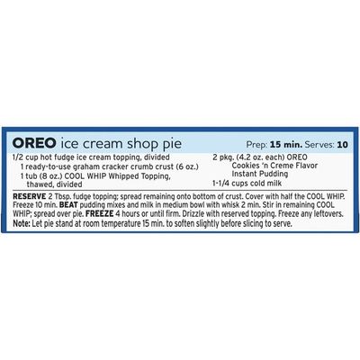 Jell-O Instant Cookies n Creme Pudding & Pie Filling Mix