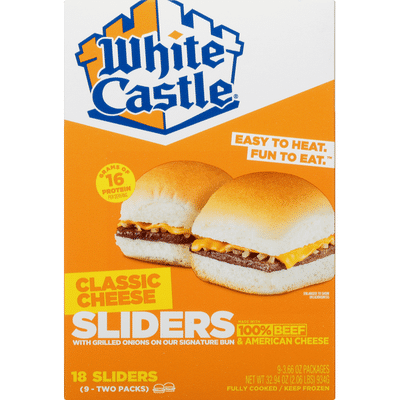 White Castle Sliders Classic Cheese 9 Each Instacart