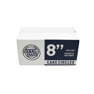 8 Inch White Pizza Or Cake Circle