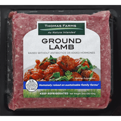 Thomas Farm Lamb, Ground, Grass Fed