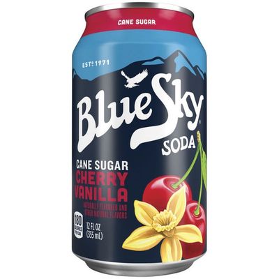 Blue Sky Cane Sugar Cherry Vanilla Soda