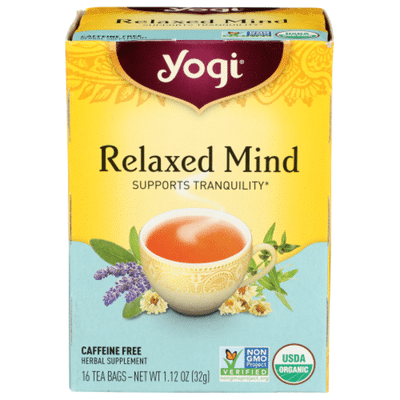 Yogi Tea Herbal Tea, Relaxed Mind Tea, Supports Tranquility