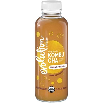 Evolution Fresh Organic Kombu Cha Congou Black Tea & Mango Pineapple Sparkling Probiotic Tea