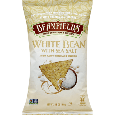 Beanfields Bean & Rice Chips, White Bean with Sea Salt