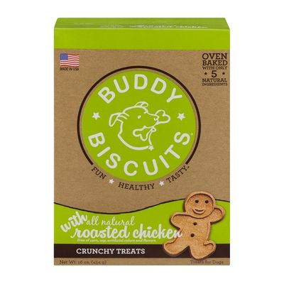 Buddy Biscuits Crunchy Treats with All Natural Roasted Chicken