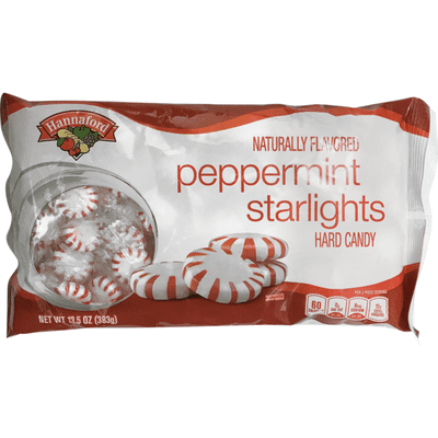 Hannaford Peppermint Starlights Hard Candies
