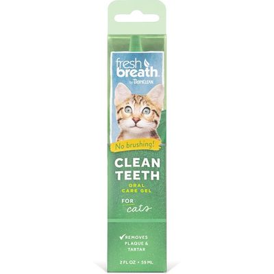 TropiClean Fresh Breath Clean Teeth Gel For Cats