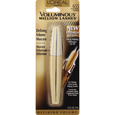 L'Oreal Mascara, Black Brown 655