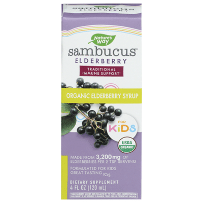 Nature's Way Sambucus Organic Syrup for Kids