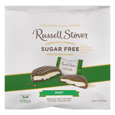Russell Stover Sugar Free Chocolate Candy Mint