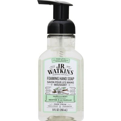 jr watkins vanilla mint hand soap