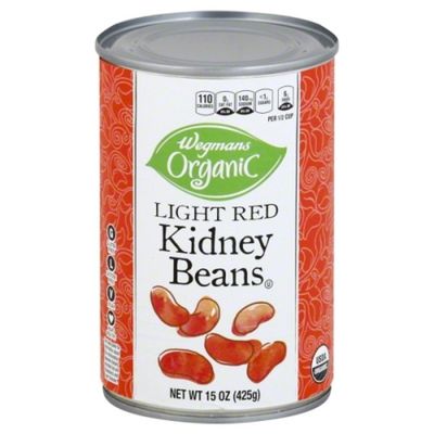 Wegmans Organic Kidney Beans, Light Red