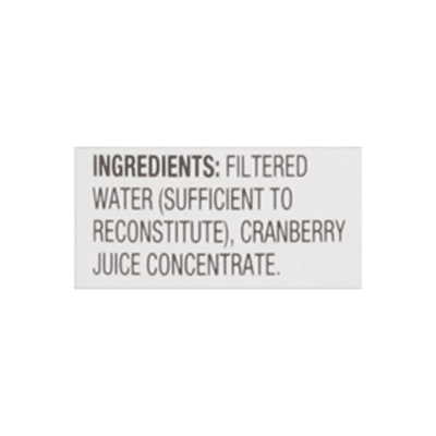 Knudsen Juice, Just Cranberry