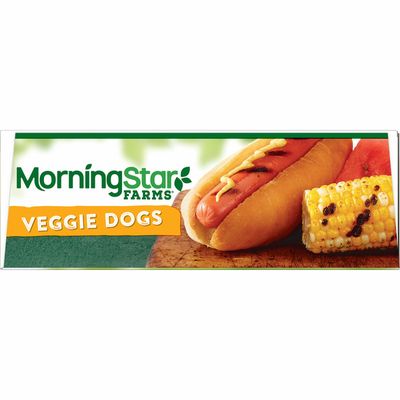 Morning Star Farms Meatless Hot Dogs, Plant Based Protein, Frozen Meal, Original