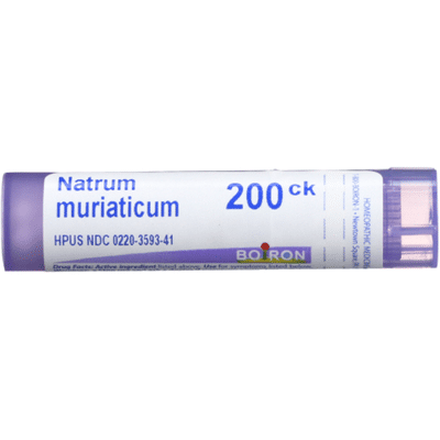 Boiron Natrum Muriaticum 200Ck, Homeopathic Medicine for Runny Nose