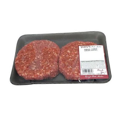 Tony's Finer Foods 90/10% Sirloin Patties