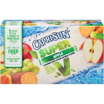 Capri Sun Super V Apple Fruit & Vegetable Juice Drink