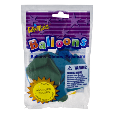 Funsational Balloons Assorted Colors
