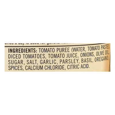 Bertolli Sauce, Traditional Marinara