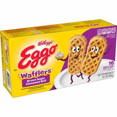 Eggo Wafflers Frozen Waffles, Easy Breakfast, Brown Sugar Cinnamon Roll