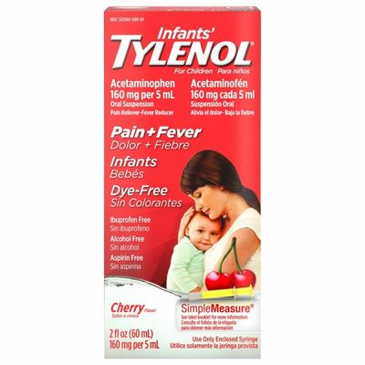 TYLENOL Infants' Tylenol Oral Suspension, Dye-Free, Cherry