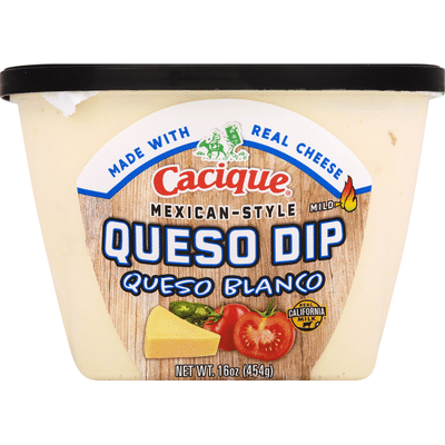 Cacique Queso Dip, Queso Blanco, Mexican-Style, Mild
