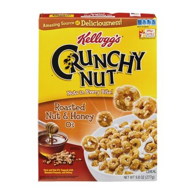 Kellogg S Crunchy Nut Cereal Roasted Nut Honey O S 9 8 Oz Instacart