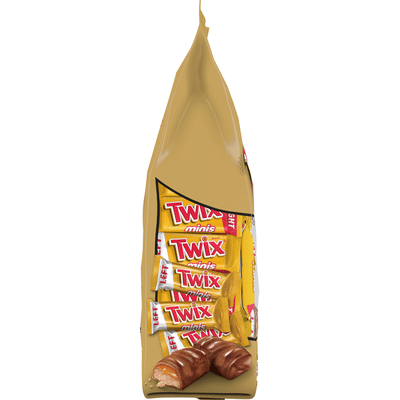 Twix Caramel Minis Size Chocolate Cookie Candy Bars