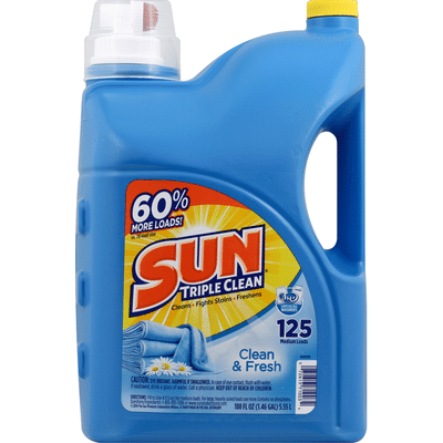 Sun Triple Clean Clean & Fresh Laundry Detergent