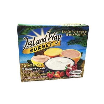 Island Way Sorbet In Fruit Shells