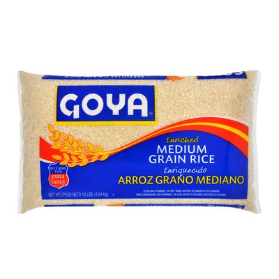 Goya Medium Grain Rice, Enriched