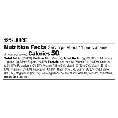 Tropicana Orange No Pulp with Calcium and Vitamin D Juice Beverage