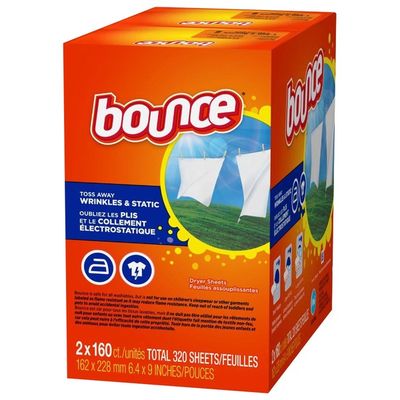 Bounce Outdoor Fresh Scented Fabric Softener Dryer Sheets, Outdoor Fresh