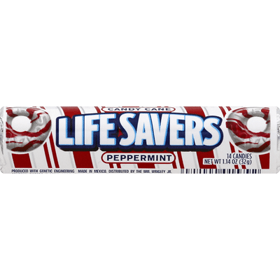 Life Savers Candy Cane, Peppermint (14 each) - Instacart