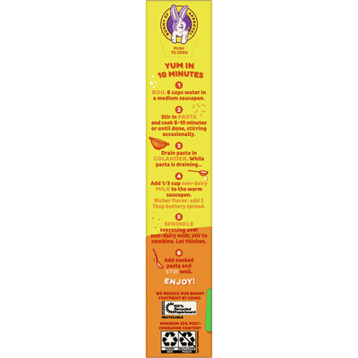 Annie's Organic Vegan Mac Cheddar Flavor Pasta and Sauce