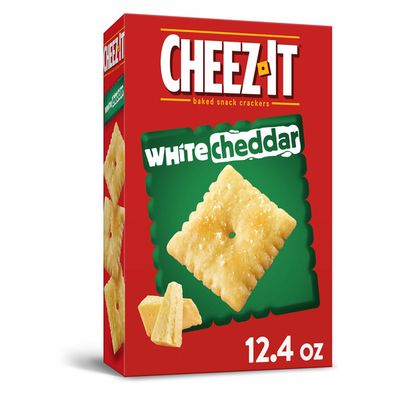 Cheez-It Cheese Crackers, Baked Snack Crackers, Office and Kids Snacks, White Cheddar
