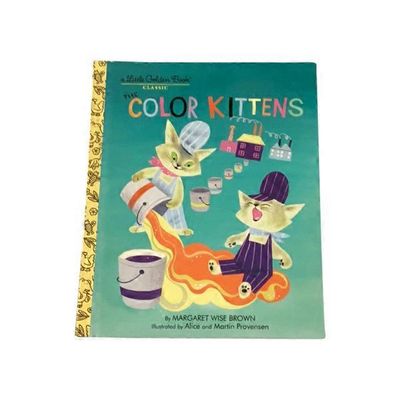 A Little Golden Book The Color Kitten Hardcover Book