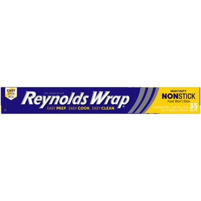 thumbnail interactive-video image 1 of Reynolds Wrap Aluminum Foil - 75 Square Foot Roll - Heavy Duty For Grilling, Baking & Freezer Storage 1 of 6