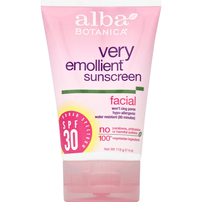 alba face sunscreen