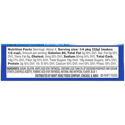 Jell-O Berry Blue Gelatin Dessert Mix