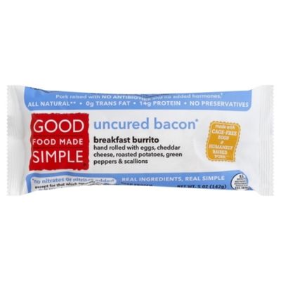 Good Food Made Simple Egg, Cheese & Uncured Bacon Breakfast Burrito