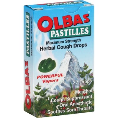 Olbas Pastilles, Maximum Strength, Herbal Cough Drops