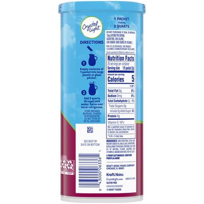 Crystal Light Pomegranate Green Tea Naturally Flavored Powdered Drink Mix