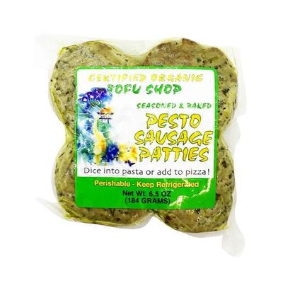 Tofu Shop Pesto Sausage Patties